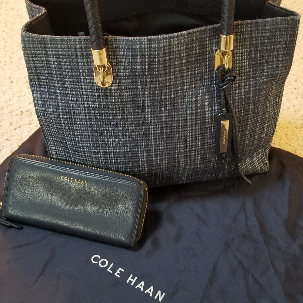 Cole Haan Handbag and matching wallet